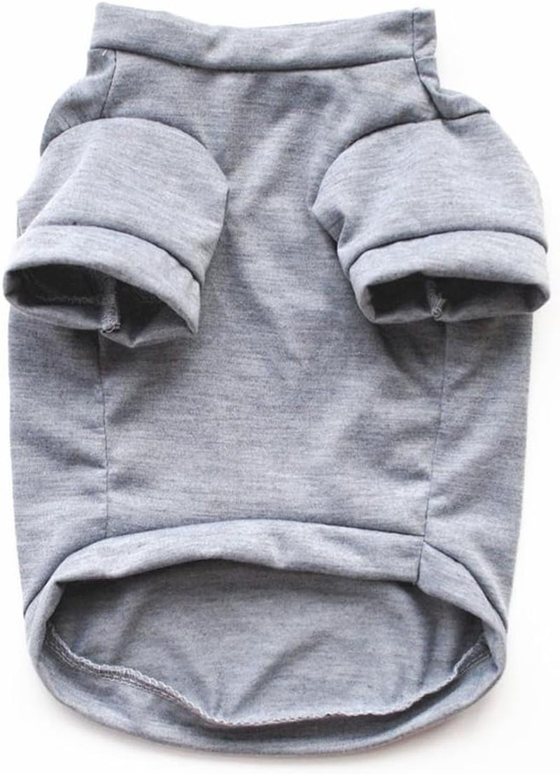 Pet Shirt, Wakeu Dog Cat Clothes Puppy Classic Vest Babe Magnet Patten T-Shirt Pet Summer Apparel (Gray, XS)