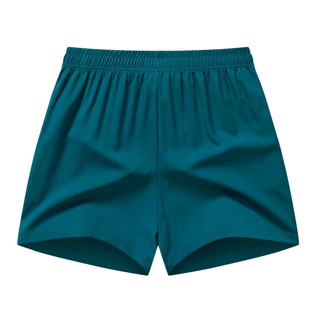 2-Pack Women’S Quick-Dry Running Shorts with Elastic Mid-Rise Waist, Side Zipper Pockets, Breathable Moisture-Wicking Fabric That Absorbs Sweat and Keeps You Cool, Lightweight Material for Gym, Yoga, and Slow Jogging; Skin-Friendly, Safe Phone Storage, Lo