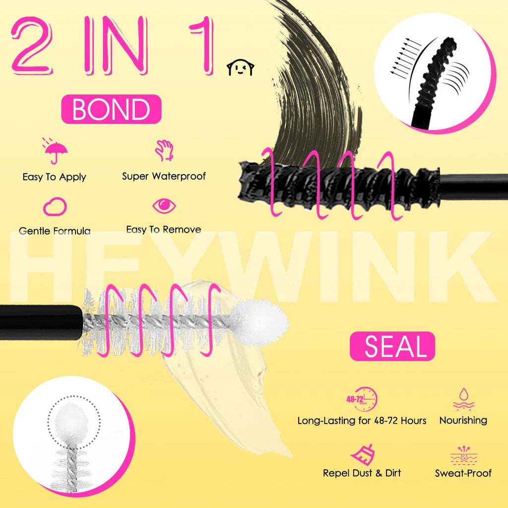 DIY Lash Extension Kit Volume Lash Clusters 40D+50D Individual Lashes Lash Clusters Kit Thick Eyelash Extension Kit Thin Band Lashes Cluster Lash Bond and Seal Tweezers(40D+50D 10-18MM Kit)