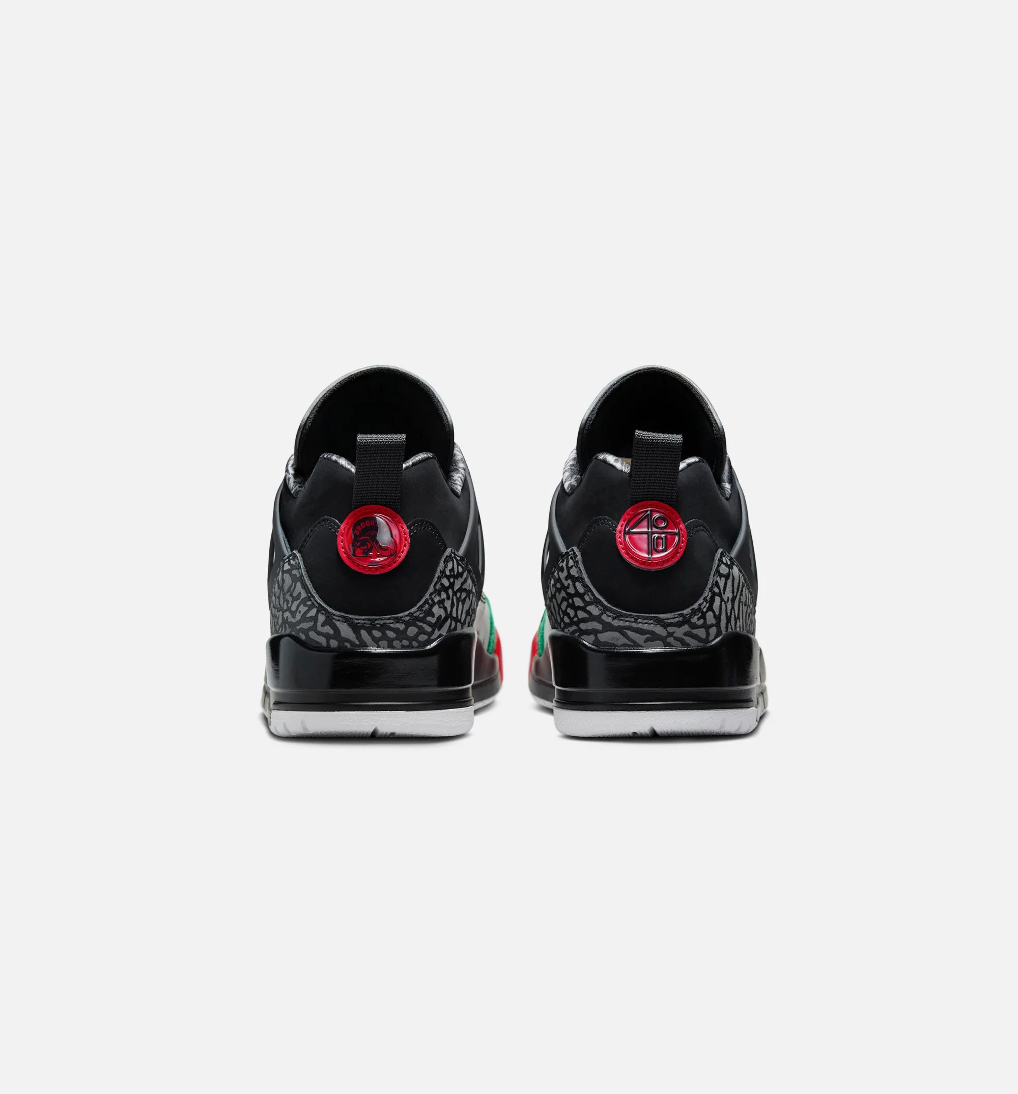 Spizike Low Mens Lifestyle Shoe - Black/Classic Green/White/Varsity Red
