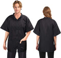 Pet Groomer Jacket with Full Zipper, M Size, Stain & Hair against Salon Jacket, Pet Smock for Pet Beautician Work, Dog Cat Grooming Cloth Apron, Cosmetology Uniforms for Men and Women