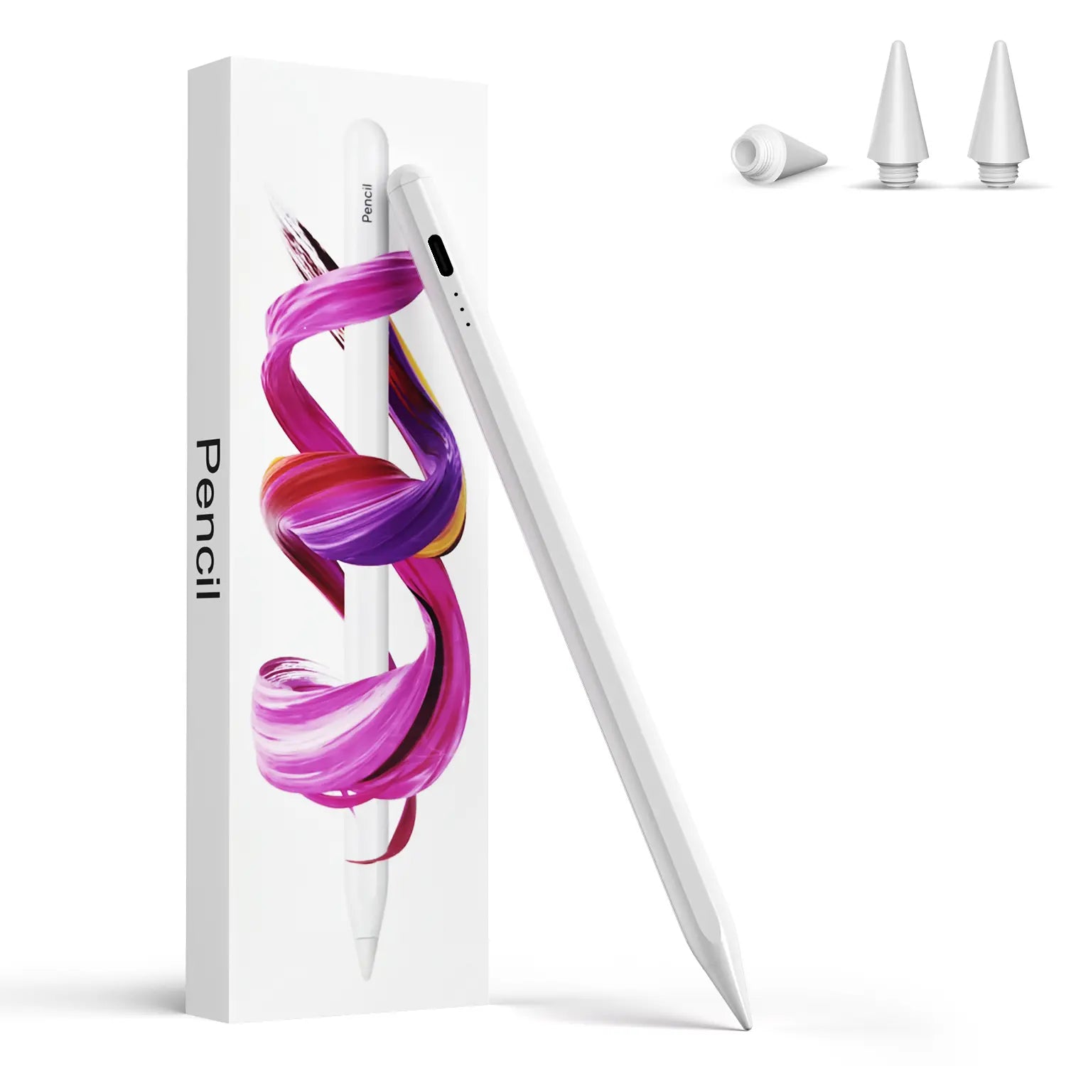 Stylus Pen for Ipad, Compatible with Apple Ipad 2018-2025,Fast Charging, Palm Rejection & Tilt Sensitivity for Drawingand Writing, Fits Ipad Pro 11"/13"/M4, Air 11"/13" M3/M2, Mini7/6/5, A16/11Th-6Th Gen #Tiktokshopsummersale