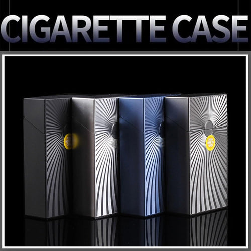 Cigarette Case Box 100Mm Cigarettes 100’S Size Women and Men Perfect Roll Your Own Regular Cigs (2 Boxes Black + Silver, 100Mm)